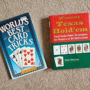 Cards and Poker - 2 game books‎ bundle
